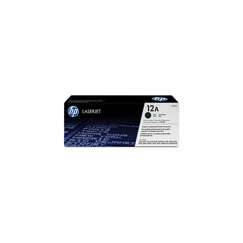 HP Q2612AD Dviguba pakuotė , juoda kasetė