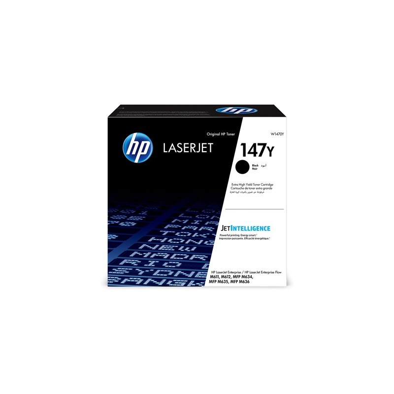 HP toner cartridge 147Y juoda (W1470Y)