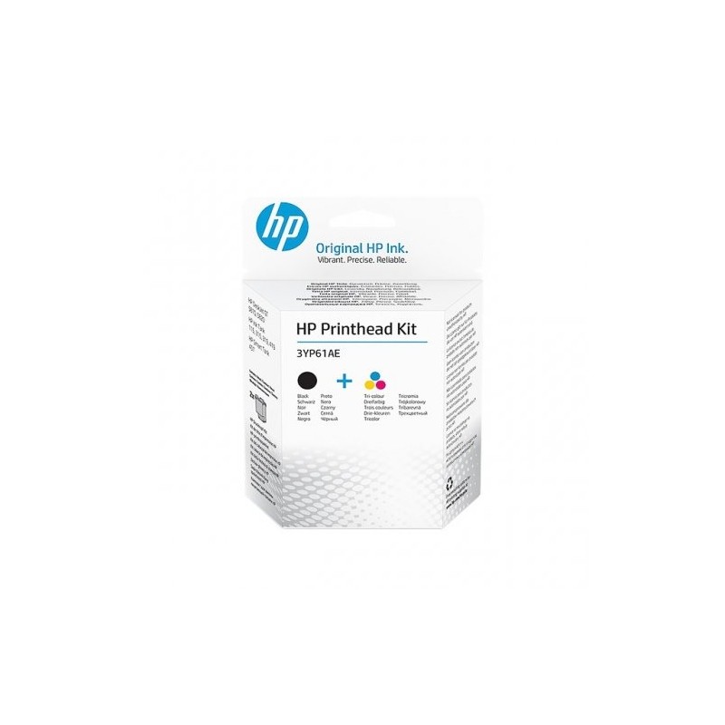 HP GT52 (3YP61AE) Printhead Kit, Black/Tri-color