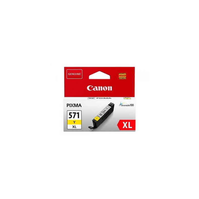 Canon CLI-571XLY (0334C001), geltona kasetė