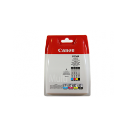 Canon CLI-571 kasečių rinkinys (0386C004), juoda, žydra, purpurinė, geltona kasetė