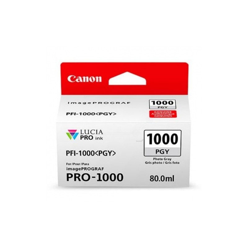 Canon PFI-1000PGY (0553C001) Originalus Foto, Pilka