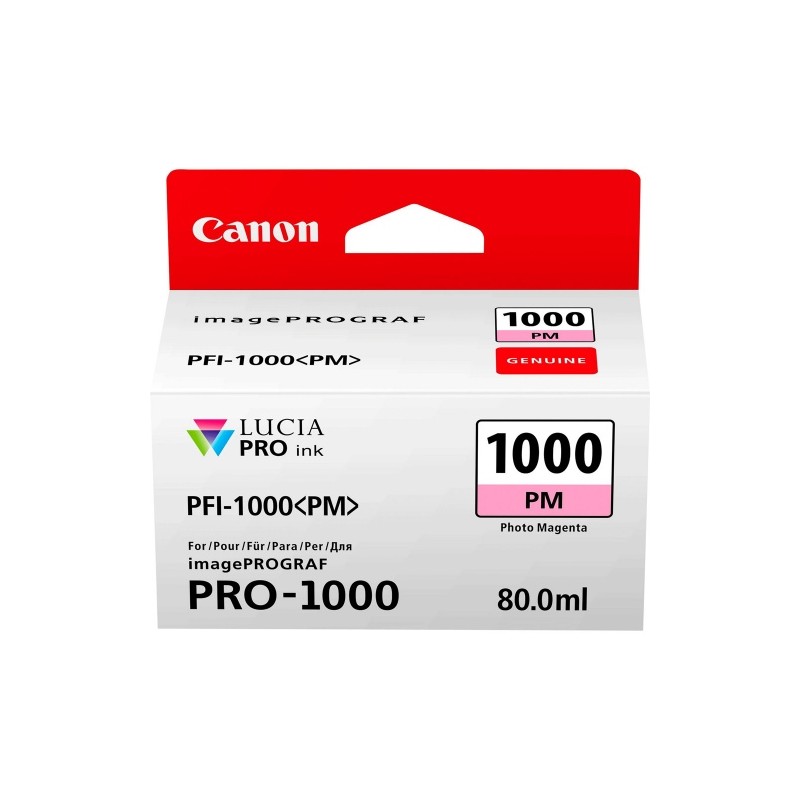 Canon PFI-1000PM (0551C001) Originalus Foto, Purpurinė kasetė