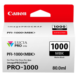 Canon PFI-1000MBK (0545C001), Juoda kasetė