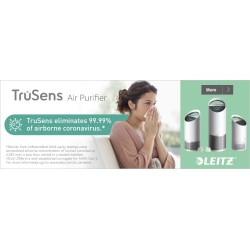 3-in-1 HEPA filtro būgnas nuo virusų, peršalimo ir alergijų, Leitz TruSens Z-3000 / Z-3500