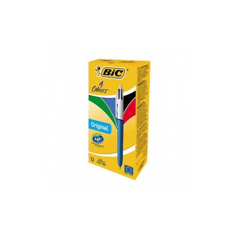 Bic Tušinukas Medium 4 spalvų, pakuotėje 12 vnt. 233829