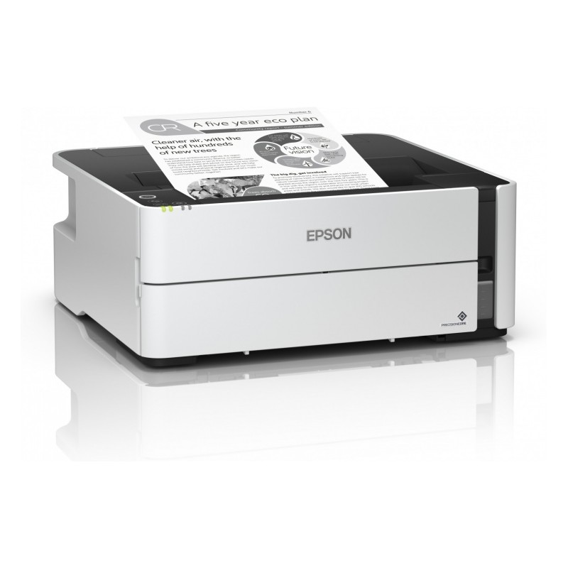 Spausdintuvas rašalinis Epson Ecotank M1180 A4 Mono,PrecisionCore™ TFP print head,WiFi, pilkas