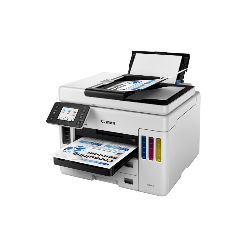 Spausdintuvas rašalinis Canon MAXIFY GX7050 MFP Spalv. refillable A4 600lap 33.6Kbps USB2.0 LAN WiFi