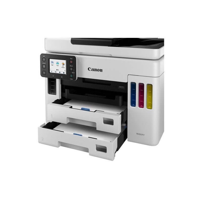 Spausdintuvas rašalinis Canon MAXIFY GX7050 MFP Spalv. refillable A4 600lap 33.6Kbps USB2.0 LAN WiFi