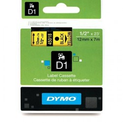 Dymo Label 45018 Geltona/Juoda (S0720580), juostelė