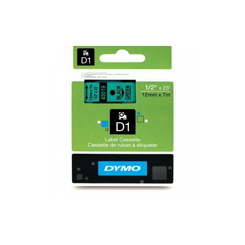 Dymo Label 45019 Žalia/Juoda (S0720590), juostelė