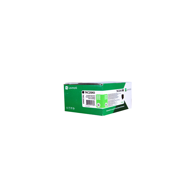 Lexmark (74C2SKE/ 74C2SK0 ), juoda kasetė