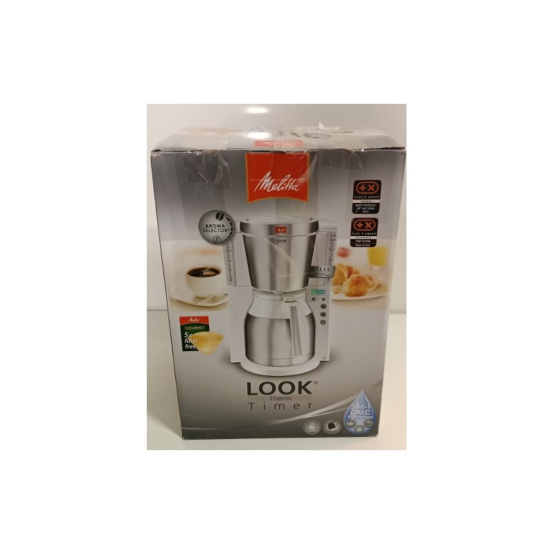 Ecost prekė po grąžinimo, Melitta Look IV Therm Timer lašinės kavos aparatas