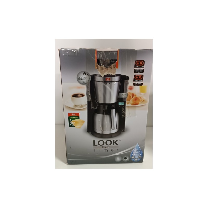 Ecost prekė po grąžinimo, Melitta Look IV Therm Timer lašinamos kavos aparatas