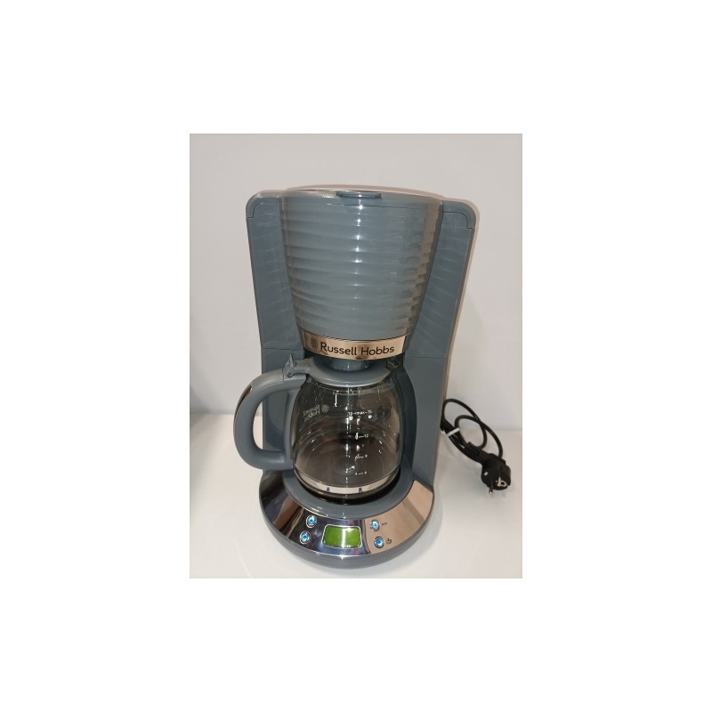 Ecost prekė po grąžinimo, Skaitmeninis kavos aparatas Russell Hobbs Inspire, pilkos spalvos, program