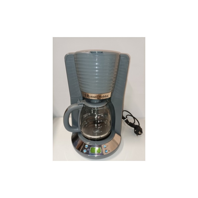 Ecost prekė po grąžinimo, Skaitmeninis kavos aparatas Russell Hobbs Inspire, pilkos spalvos, program