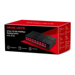 Tinklo šakotuvas Mercusys Switch MS108G Unmanaged, Desktop, Power supply type External