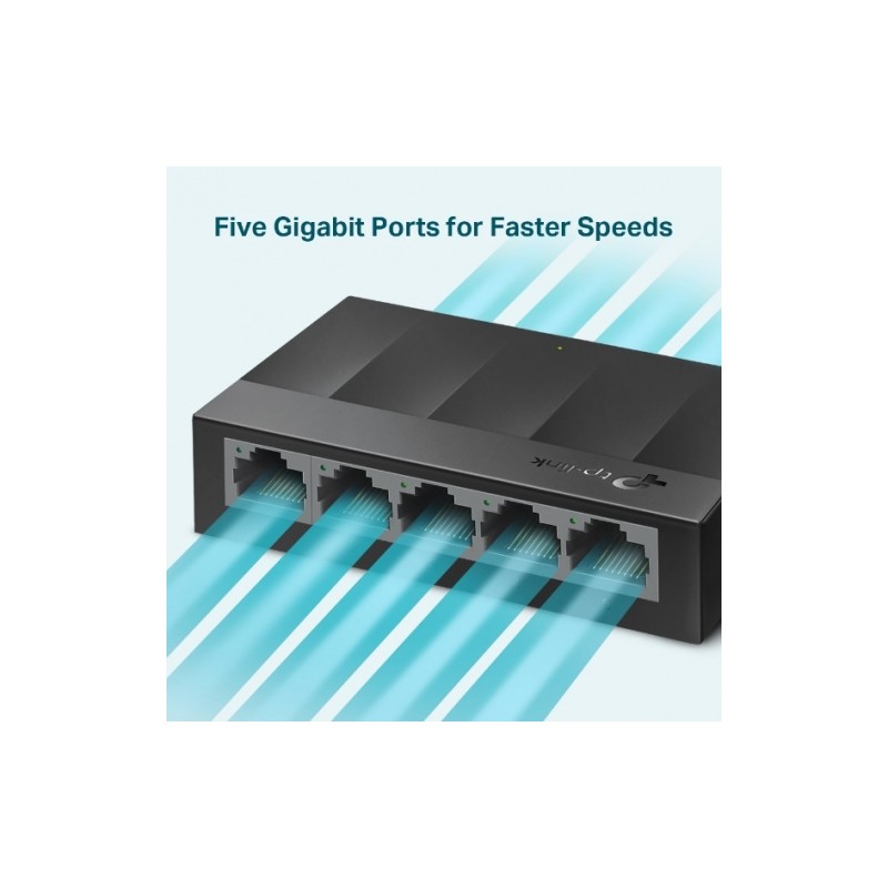 Tinklo šakotuvas TP-LINK Desktop LS105G 10/100/1000 Mbps (RJ-45)