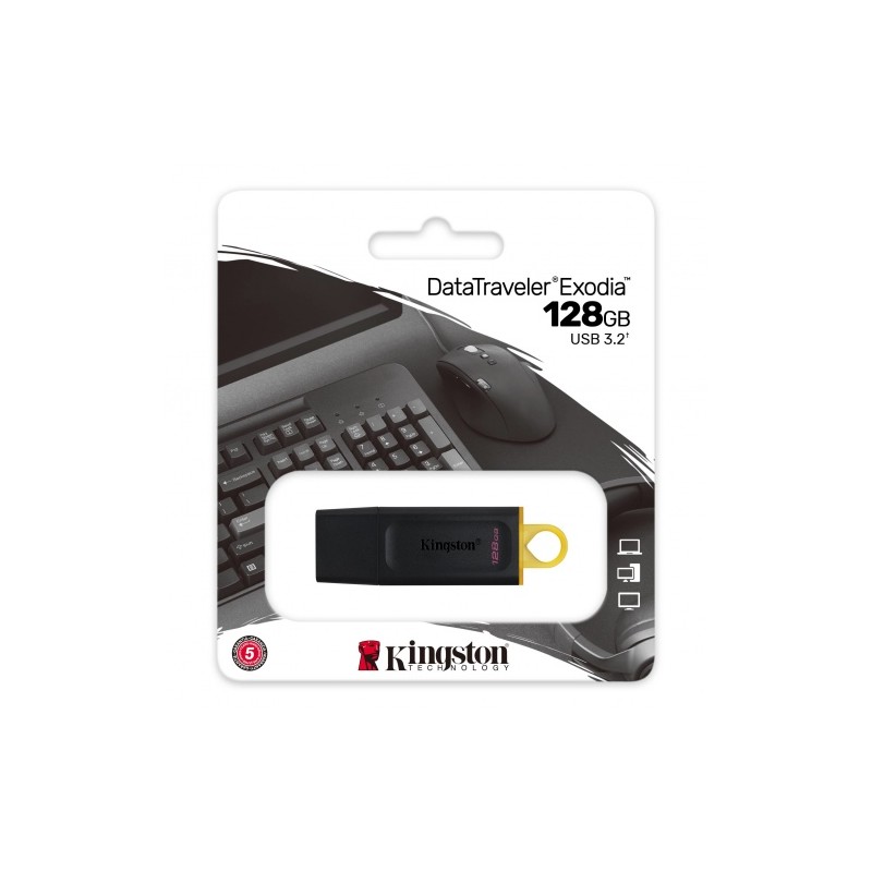 USB atmintinė Kingston DataTraveler Exodia 128GB USB3.2 Gen1 DT