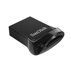 USB atmintinė SanDisk Ultra Fit USB flash drive 64 GB USB Type-A 3.2 Gen 1 (3.1 Gen 1), Juoda