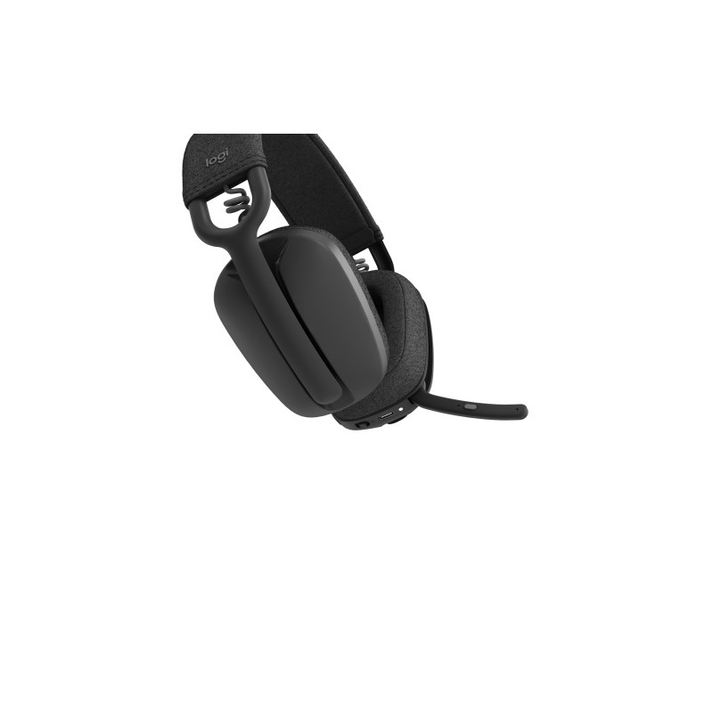 Logitech Zone Vibe 100 ausinės, belaidės, Bluetooth, grafito spalvos