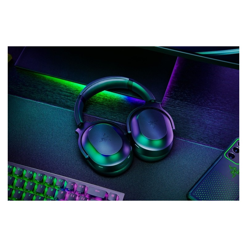 Laidinės/belaidės žaidimų ausinės Razer RZ04-03780100-R3M1 Barracuda Pro, USB Type-C/Bluetooth/Juoda