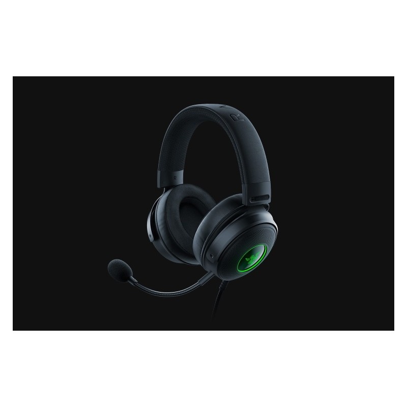 Laidinės žaidimų ausinės Razer RZ04-03770100-R3M1 Kraken V3 HyperSense, USB Type-A, Juoda