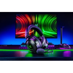 Laidinės žaidimų ausinės Razer RZ04-03770100-R3M1 Kraken V3 HyperSense, USB Type-A, Juoda