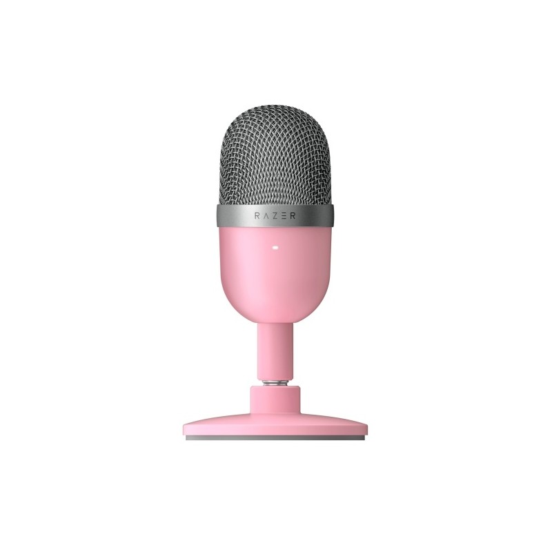 Mikrofonas Razer RZ19-03450200-R3M1 Seiren Mini, Portable Table microphone, Quartz Rožinė