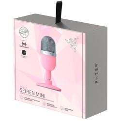 Mikrofonas Razer RZ19-03450200-R3M1 Seiren Mini, Portable Table microphone, Quartz Rožinė