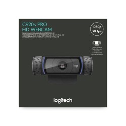 Internetinė kamera Logitech C920S Pro HD Webcam (960-001252), , juoda