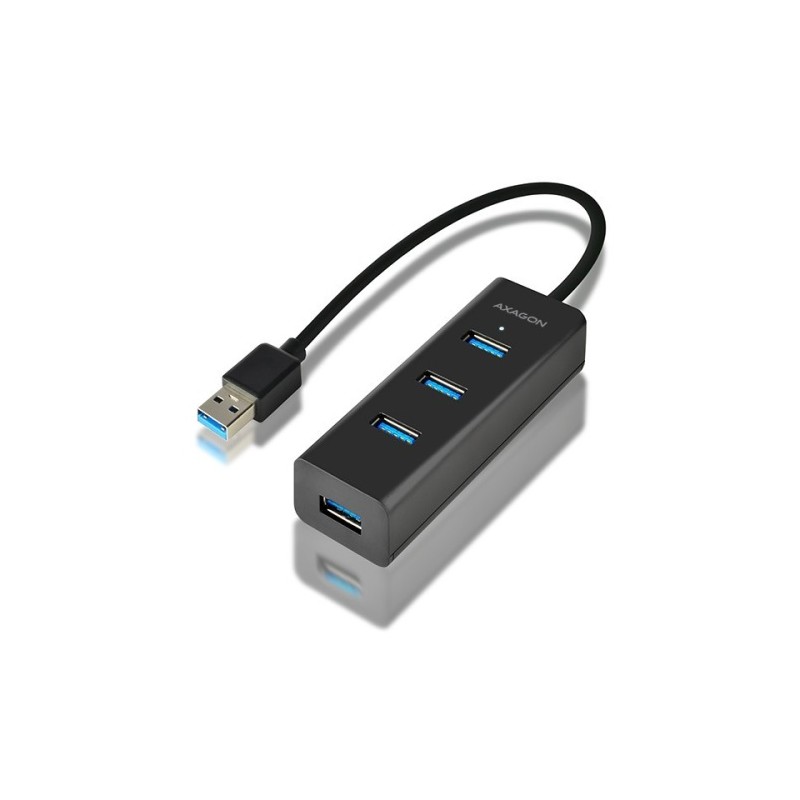 USB šakotuvas AXAGON HUE-S2B 4x USB3.0 Charging Hub, MicroUSB Charging Connector