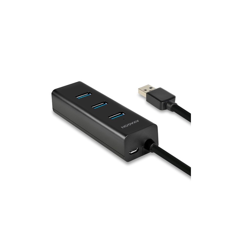 USB šakotuvas AXAGON HUE-S2B 4x USB3.0 Charging Hub, MicroUSB Charging Connector