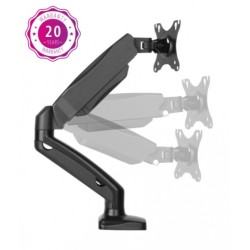 Monitoriaus laikiklis Up Up, matinis juodas 75x75 100x100
