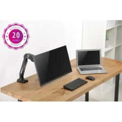 Monitoriaus laikiklis Up Up, matinis juodas 75x75 100x100