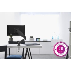 Monitoriaus laikiklis Up Up, matinis juodas 75x75 100x100