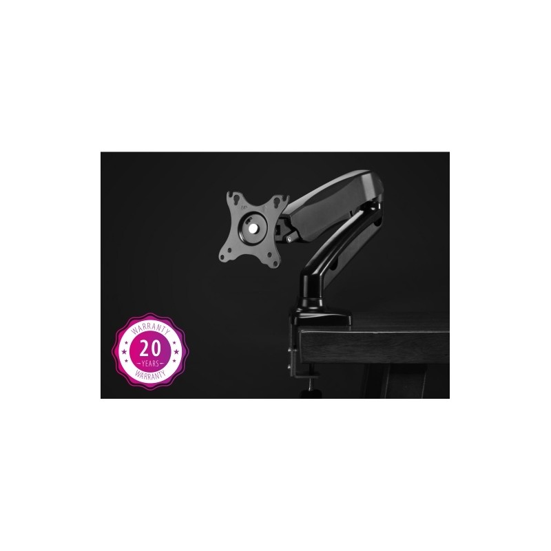 Monitoriaus laikiklis Up Up, matinis juodas 75x75 100x100
