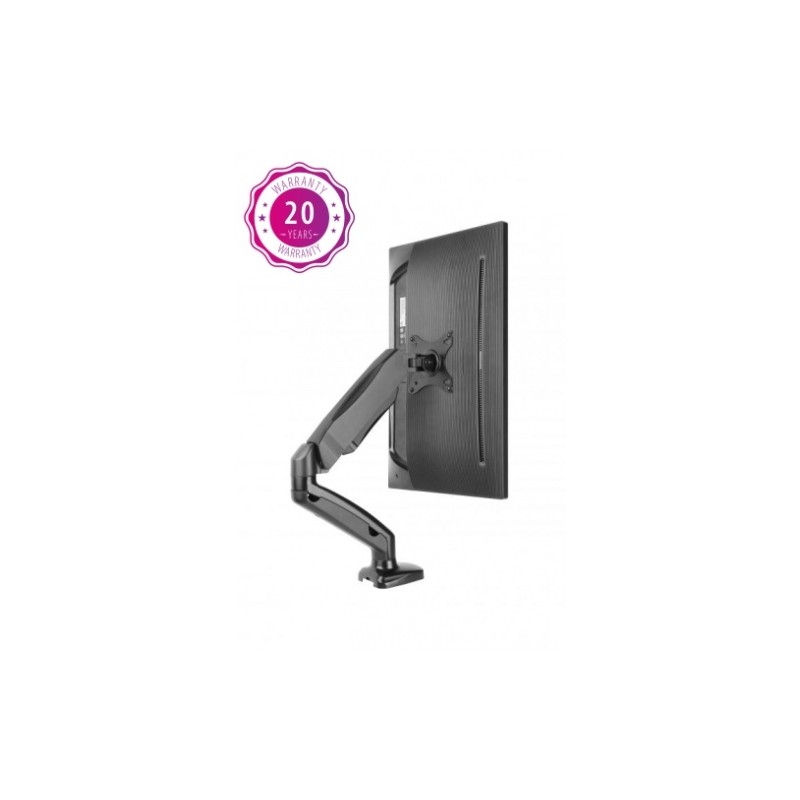 Monitoriaus laikiklis Up Up, matinis juodas 75x75 100x100
