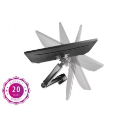 Monitoriaus laikiklis Up Up, matinis juodas 75x75 100x100