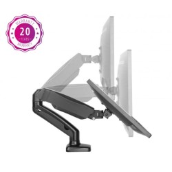 Monitoriaus laikiklis Up Up, matinis juodas 75x75 100x100