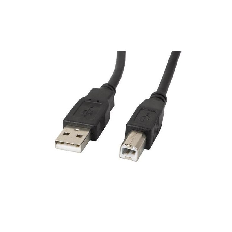 Spausdintuvo USB 2.0 AM-BM 1.8m black kabelis
