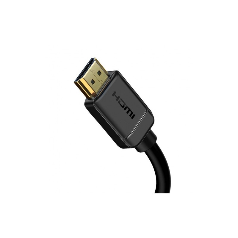 Kabelis Baseus 2x HDMI 2.0 4K 60Hz Cable, 3D, HDR, 18Gbps, 1m (Juodas)