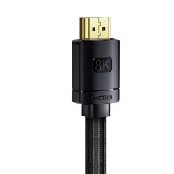 Kabelis Baseus HDMI 2.1 cable 8K 60 Hz 48 Gbps / 4K 120 Hz / 2K 144 Hz 3D eARC QMS