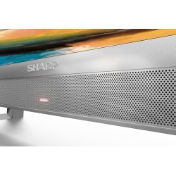 Televizorius Sharp 55EQ4EA 55'' Quantum Dot 4K/UHD/Smart AndroidTV/Dolby Vision/Dolby Atmos/Silver