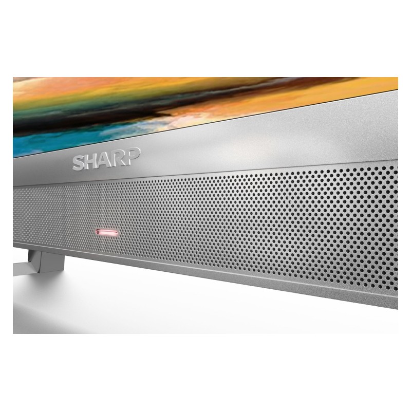Televizorius Sharp 55EQ4EA 55'' Quantum Dot 4K/UHD/Smart AndroidTV/Dolby Vision/Dolby Atmos/Silver