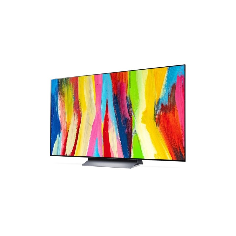 Televizorius LG OLED evo OLED55C21LA TV 139.7 cm (55 colių) 4K Ultra HD Smart TV Wi-Fi Black, Silver