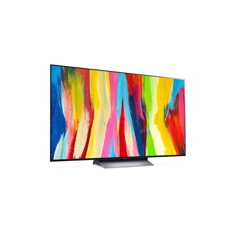 Televizorius LG OLED evo OLED55C21LA TV 139.7 cm (55 colių) 4K Ultra HD Smart TV Wi-Fi Black, Silver