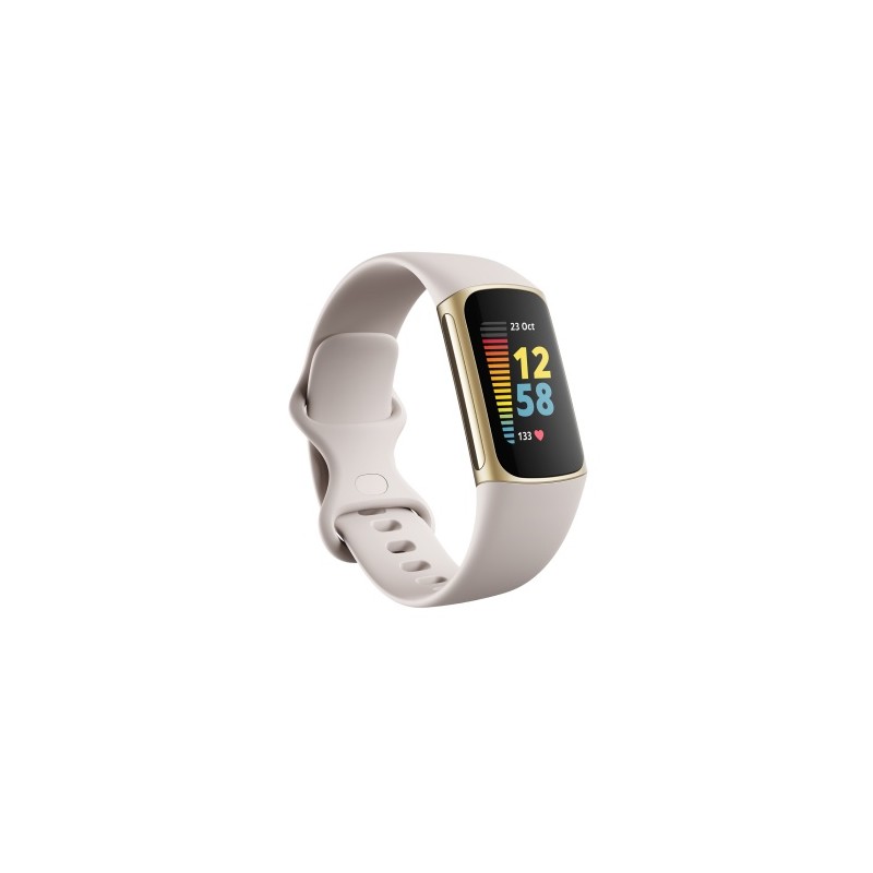 Išmanioji apyrankė Fitbit Charge 5 Lunar White/Soft Gold (FB421GLWT)