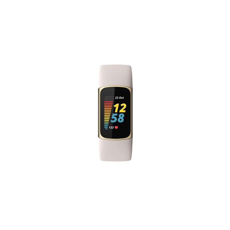 Išmanioji apyrankė Fitbit Charge 5 Lunar White/Soft Gold (FB421GLWT)