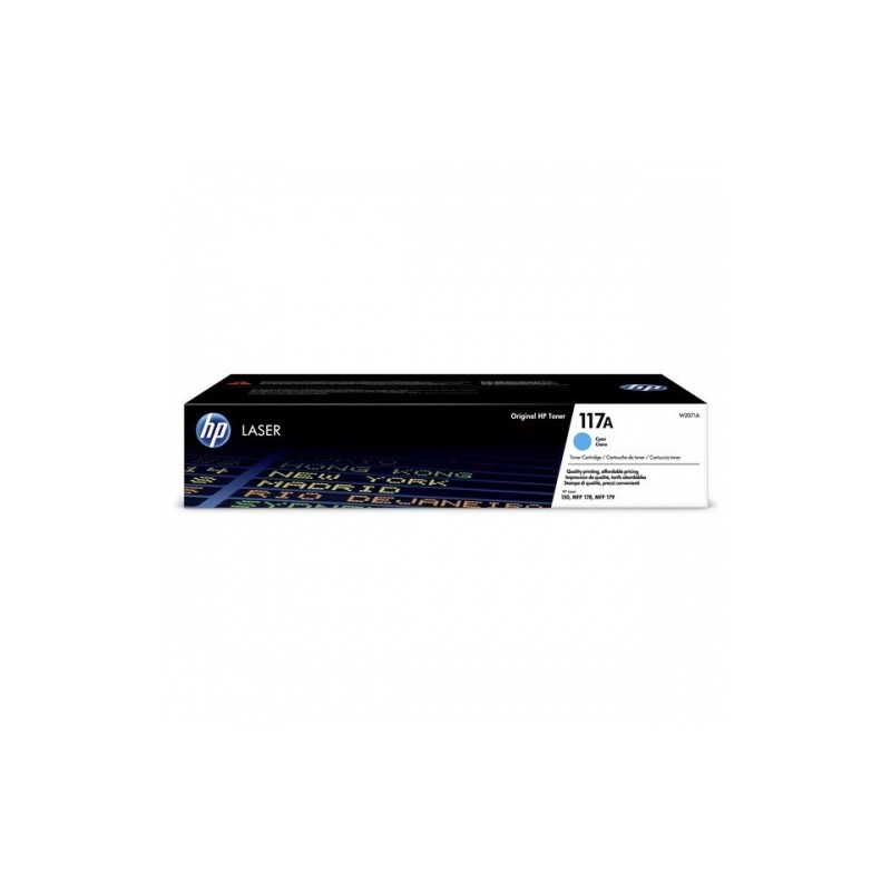 HP CLJ MFP 117A W2071A, žydra kasetė lazeriniams spausdintuvams (SPEC)